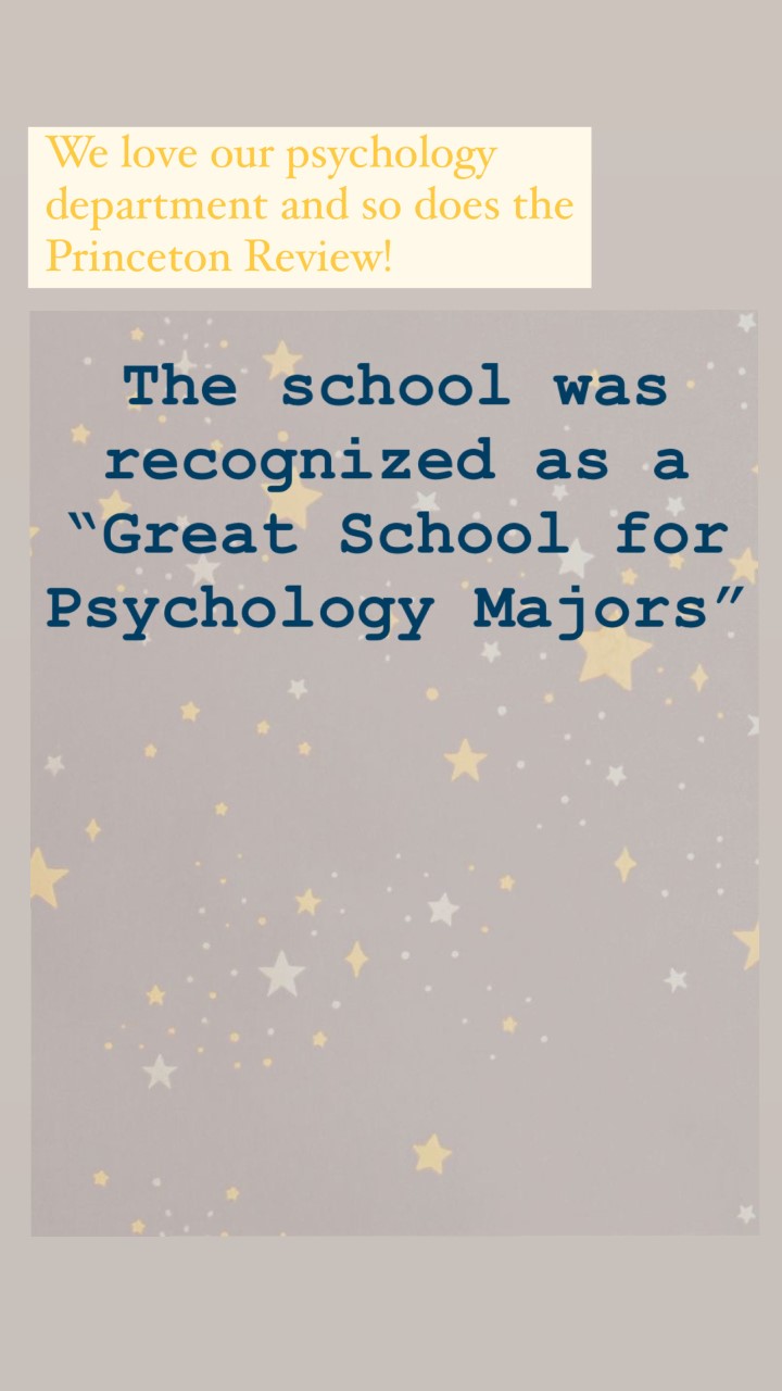 Roanoke College is a “Great School For Psychology Majors” Roanoke